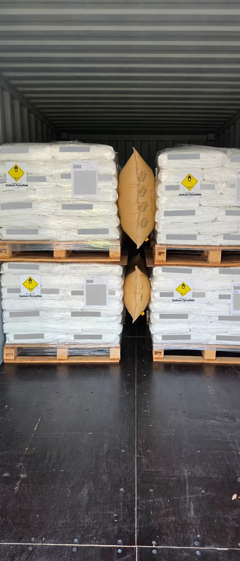 Sodium persulfate · pallet loading
